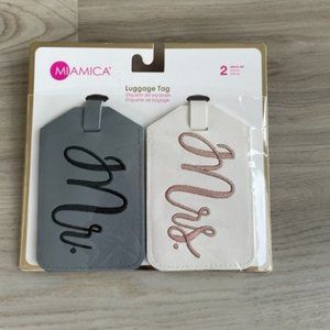 Mr & Mrs Luggage Tags